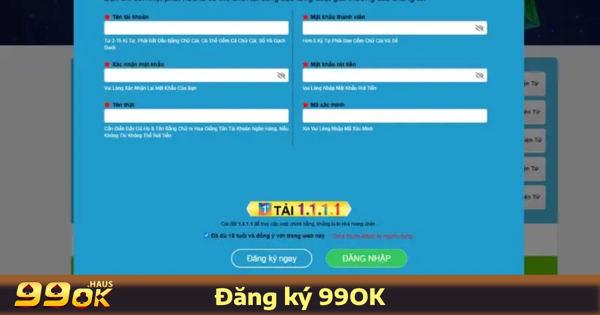 TRANG CHỦ 28 Cách đăng ký 99OK cực dễ và nhanh chóng